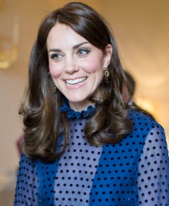 Kate Middleton Stuns With Curled Blowout And Navy Blue Eyeliner