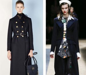 Navy Coats Are A Key Outerwear Trend For Fall 2016 | FASHION