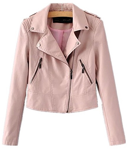 Steal Lucy Hale’s Pink Leather Jacket From “Pretty Little Liars” | FASHION