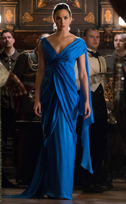 Steal Gal Gadot's Beautiful Blue Gown From “Wonder Woman” | FASHION