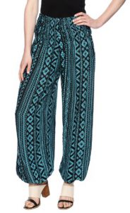 tribal print flare pants