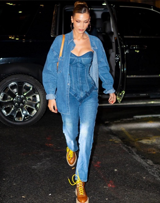 How to Wear the Corset and Jeans Celebrity Style Trend - Sydne Style