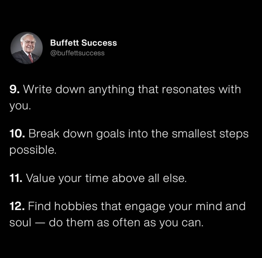 Warren Buffett’s 30 Rules For Success | LIFESTYLE